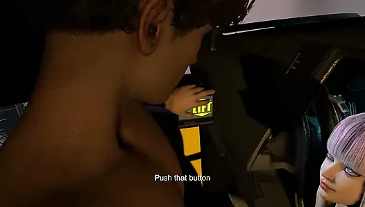 Lucy Sucking Dick in the Car - Cyberpunk Edgerunners