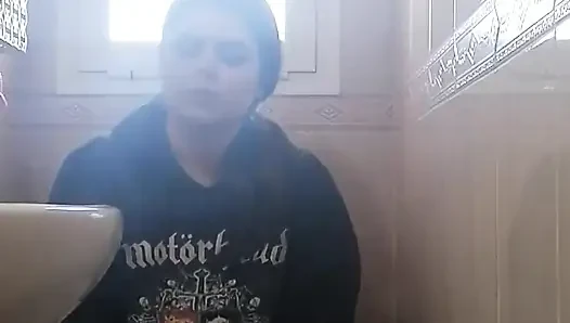 Watcher on Toilet