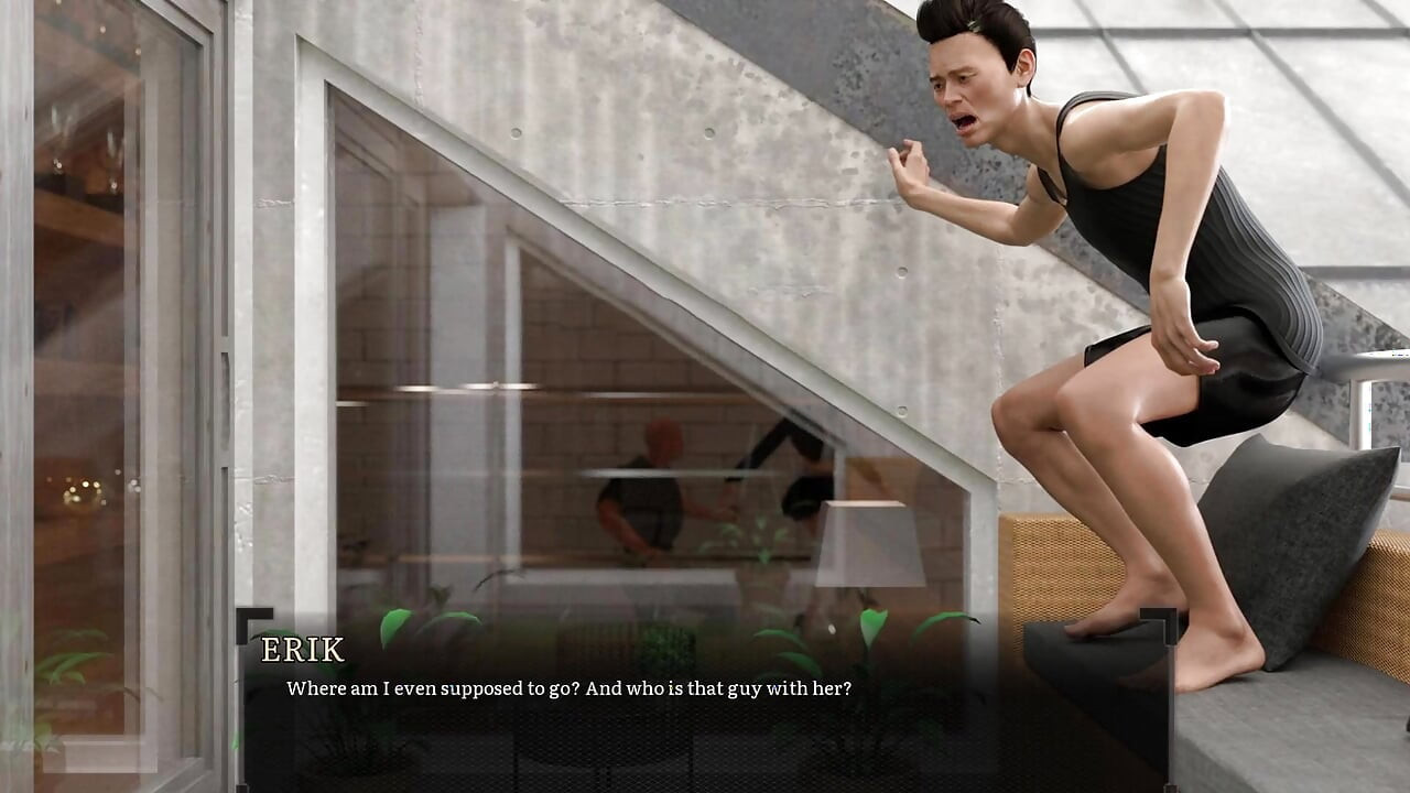 Asian Slut Wife Dominated by a Big Muscular Man in Front of Boyfriend