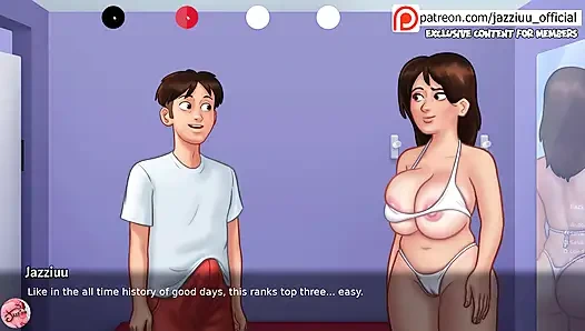 Toket ibu tiriku bikin aku sange gara-gara ngeliat dia lagi bugil - 1 - jazziuu