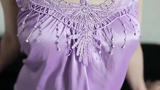 Her Body Is so Perfect, Plus Wearing a Sexy Satin Dress, Auto Fucking Indonesian Girl