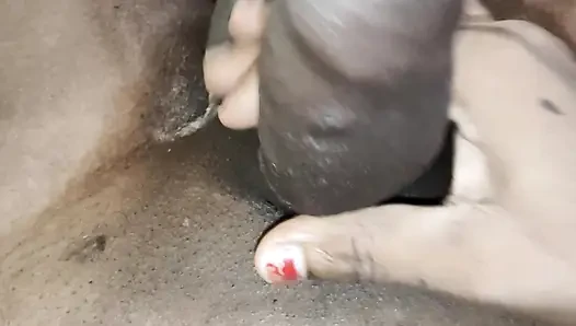 When the aunt next to her asked to move her penis, she started getting eager to her.