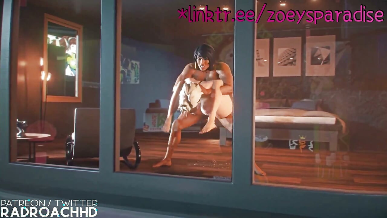 Mercy gets fucked by a merciless futanari.