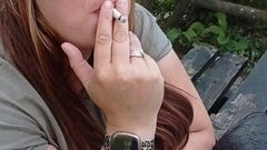 Esposa em pausa para fumar de 2 dias