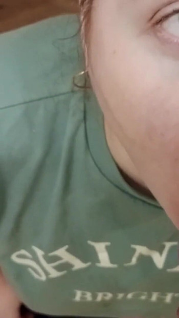 Spectacular moment from "Do you see that my eyes are different colors? You can see it when he fills my mouth with cum."