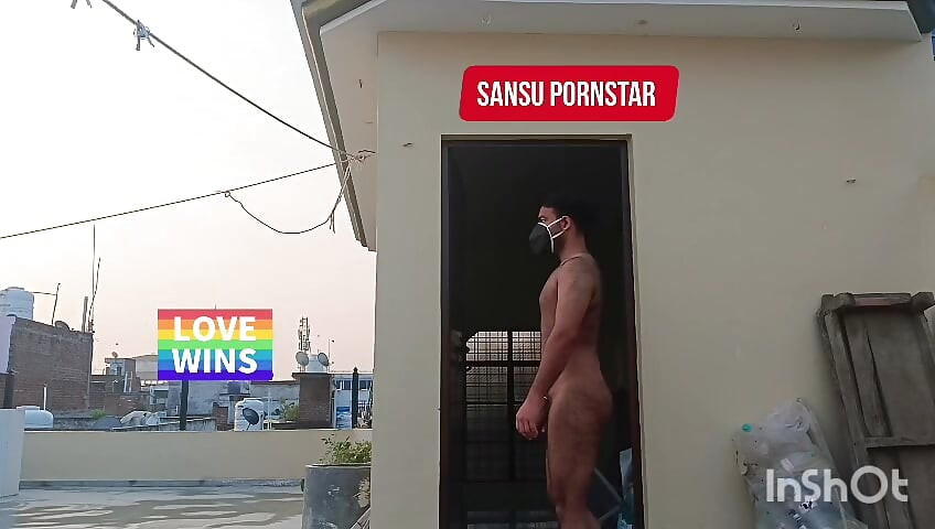 Indian actor nude in public