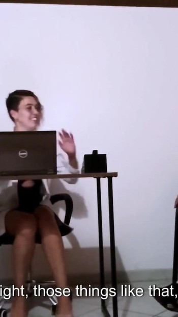 Unforgettable moment from "Secretary masturbates alone and then has sex with a client at the law reception."
