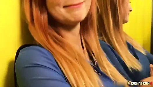 Johntronx - великолепную рыжую крошку в видео от первого лица