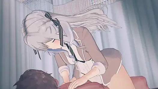 sakiko togawa wird von verschiedenen typen in der schuluniform hart gefickt