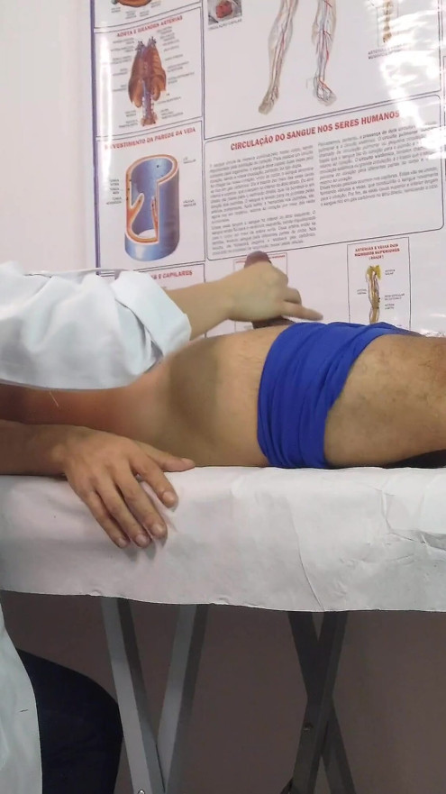 Nurse makes patient have very hard erection | Clip 1