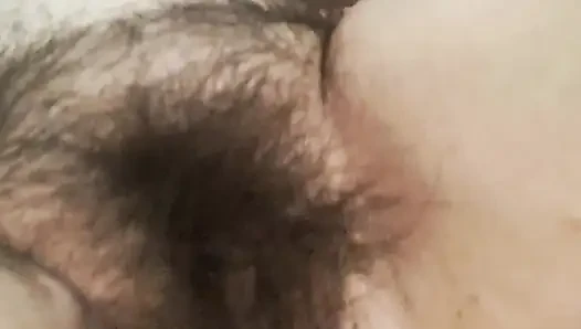 Stepmother's Cunt Is Very Hairy and Fat