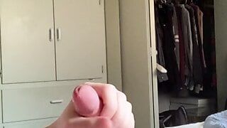 Playing with my cock until I cum all over