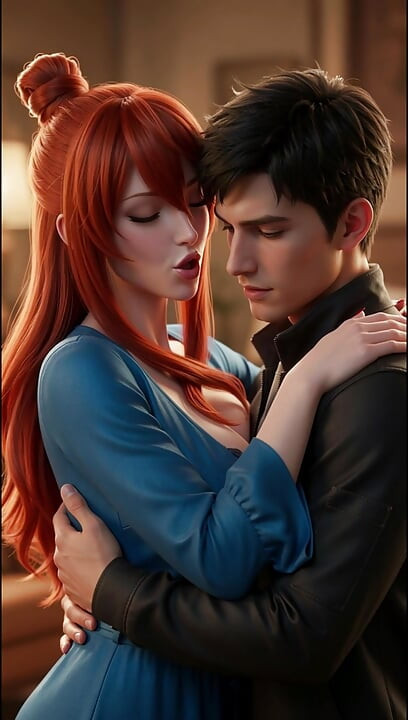 Mei หยอกล้อลูกพี่ลูกน้องชายของเธอโดยโชว์นมให้เขาดูและโดนทุบหีเธอ - คอนเทนต์ที่สร้างขึ้นโดย AI
