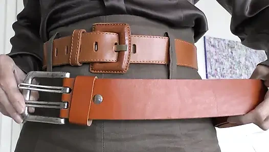 Exciting Belt Fitting with a Linen Skirt, Part 1, Lady Victoria Valente