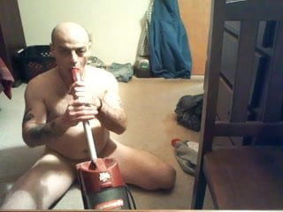 fucking my ass with a vacuum