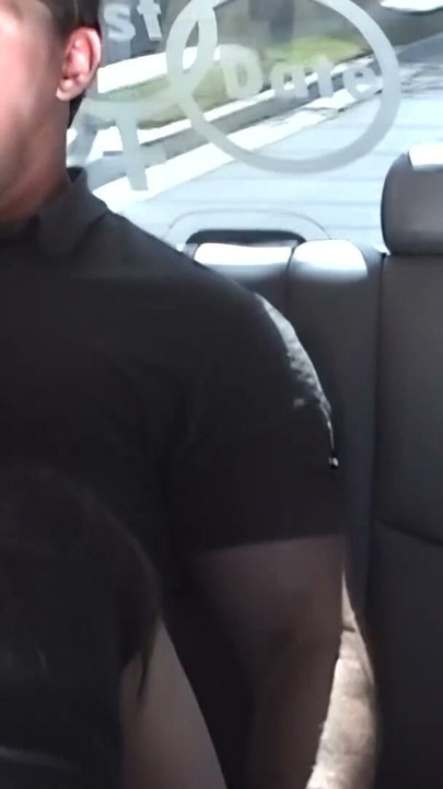 Porsha is a brunette with little breasts who is exerting maximum effort in a moving vehicle. | Clip 1