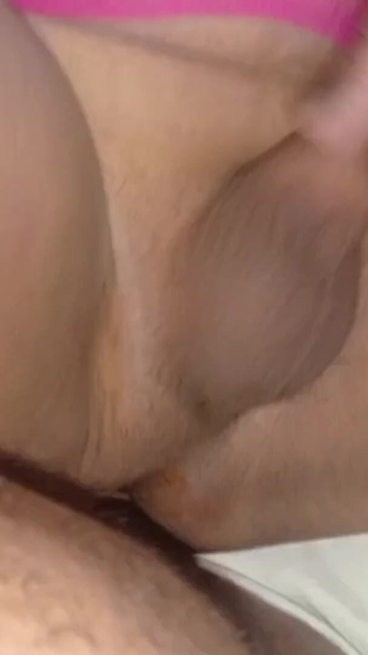 Anal sex with a sissy crossdresser in lingerie, she cums when I put my cock in her. | Clip 1