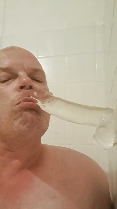 The Slut Is Clearly Addicted to Dildo Sucking
