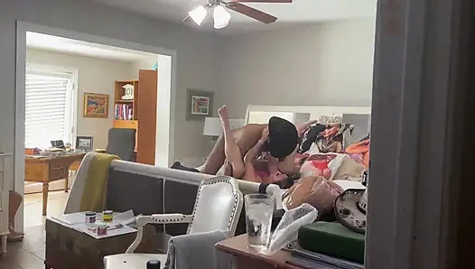 Ehemann kam nach hause und betrogen mich und betrogen ihn; Wieder mit azmaskedbul