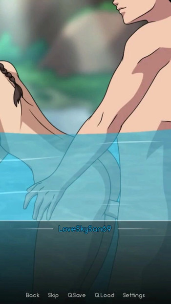 Ohromující okamžik z "Naruto Hentai - Naruto Trenér (Dinaki) Část 80 Šukání deset u jezera LoveSkySan69"