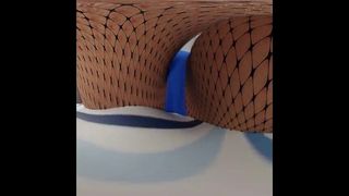 Exploring Nikki's body (Giantess VR animation)