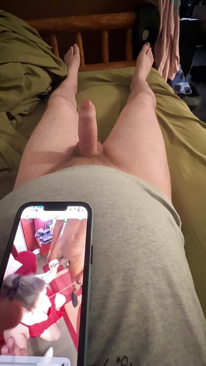 Hubby watches me cuck him with two big dicks! Pulsating cuck cock leaks precum
