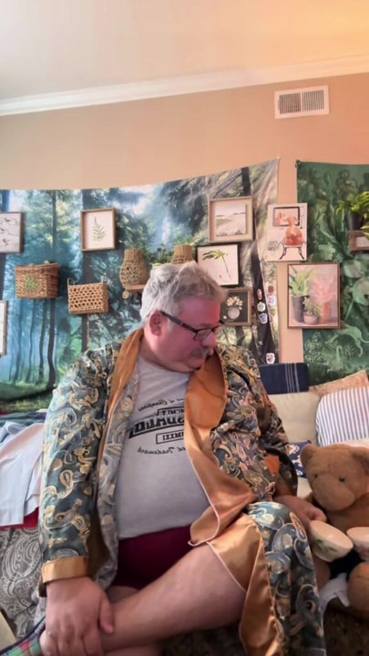 Sød bamse ældre herre sukkerbjørn