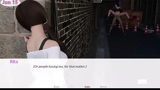 Casual desires #4- rita ngeliat violet dientot habis-habisan