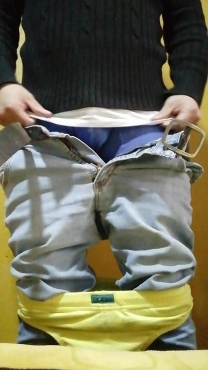 Putting pants on