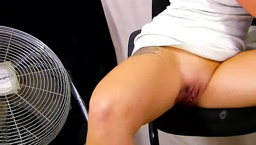 Whore with tattoos drilled in her holes