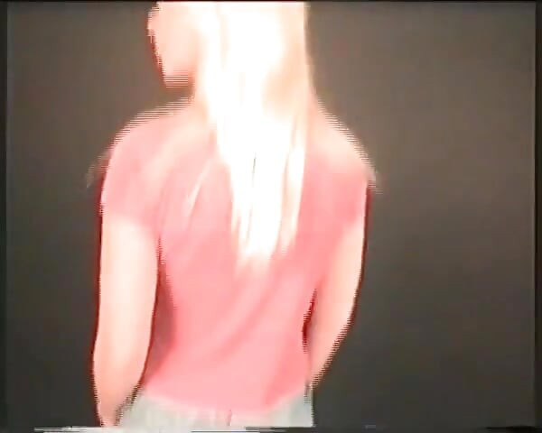 Beautiful Blonde 20yo Strips on Cam - Teases Tight Wet Pussy Closeup