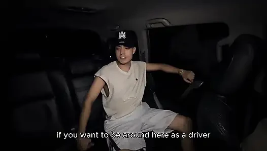 I Picked up My Beautiful Girlfriend with My Personal Driver and We Ended up Fucking Fast in the Van