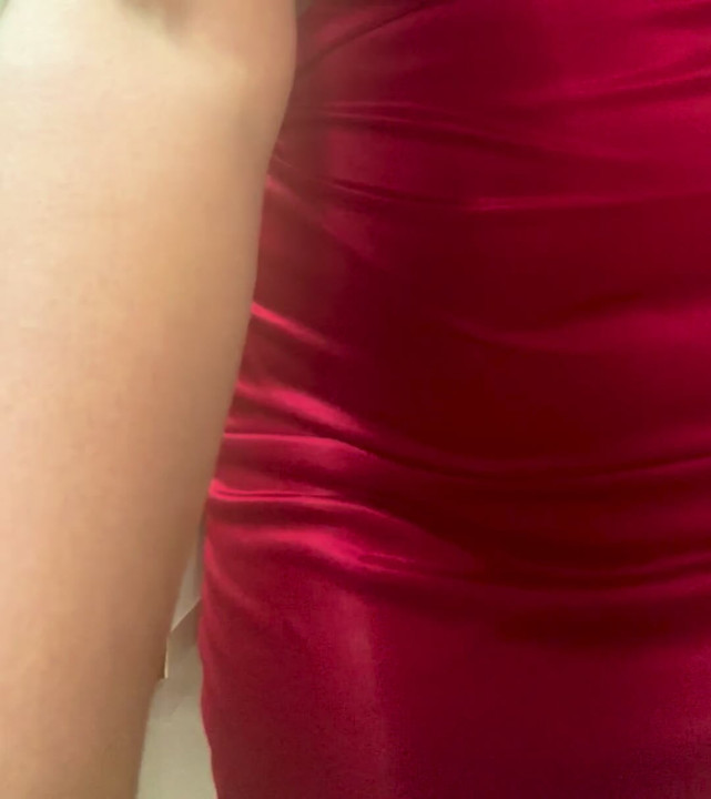 doggy me in red
