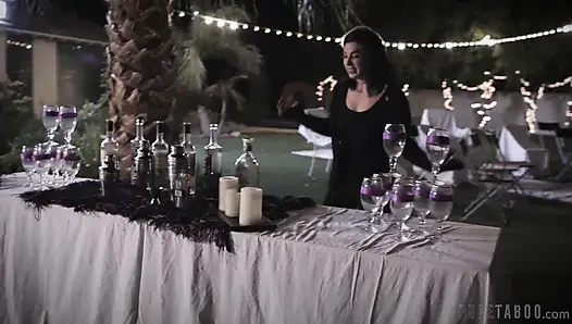 Reines tabu, brautjungfrau jane wilde versucht, stiefschwester joanna angel den ehemann vor der hochzeit zu stehlen