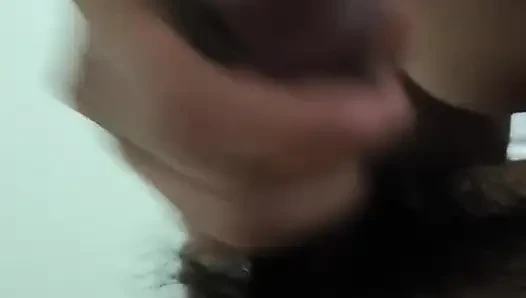 Creamy handjob and creamy dog style