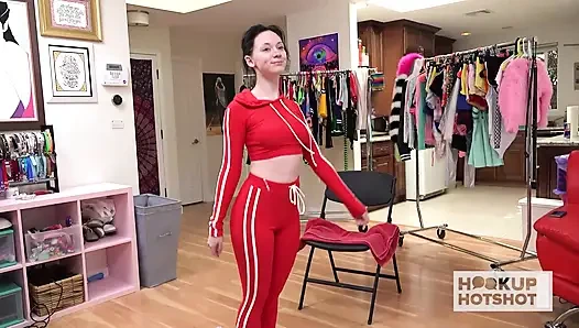 BTS - Petite Athenea Rayne Loves To Get Fucked By A Random Guy!