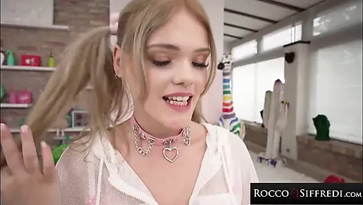 ROCCO SIFFREDI - Blonde Student Railed By Teacher's Huge Cock