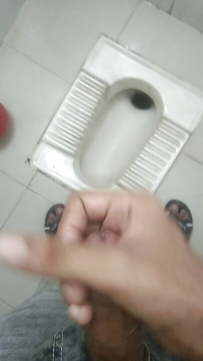 I went to the office bathroom and beat myself up