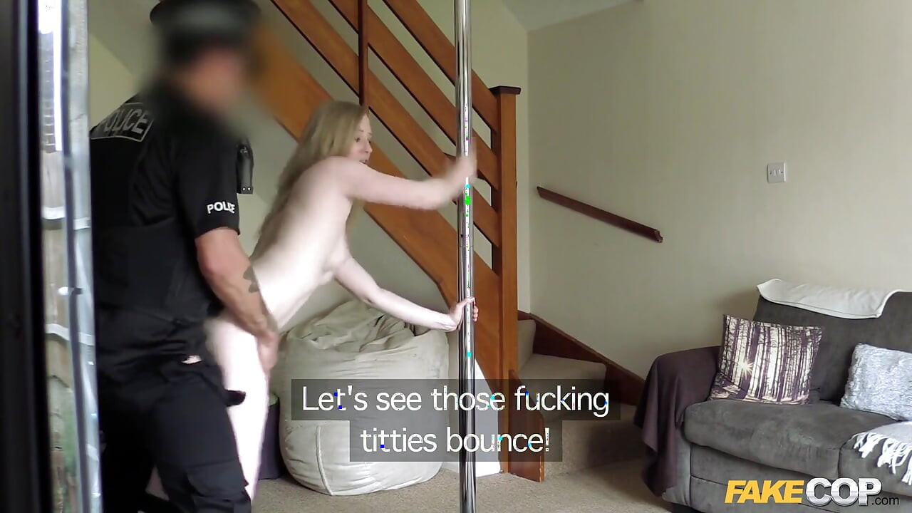 Fake Cop - Pole Dance Babe Satine Spark Fucks Uniformed Cop