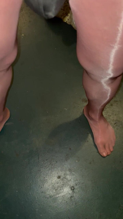 Meia-calça bronzeada brilhante