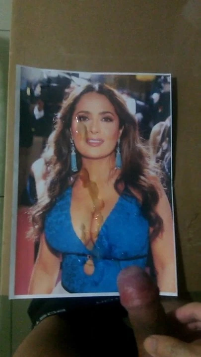 Трибьют спермы для Salma Hayek 1