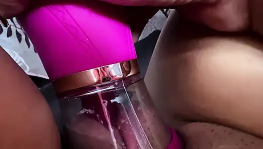 Excited sleepover satisfayer ir  all over my pussy and leaves me wet