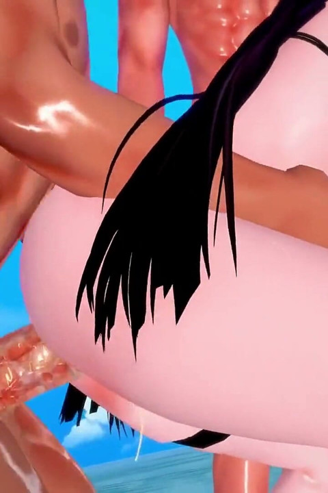 Wuthering Waves - Chisa and Lynae Slutty Ride Turns Into BBC Sex Gangbang - 3D Hentai Animations