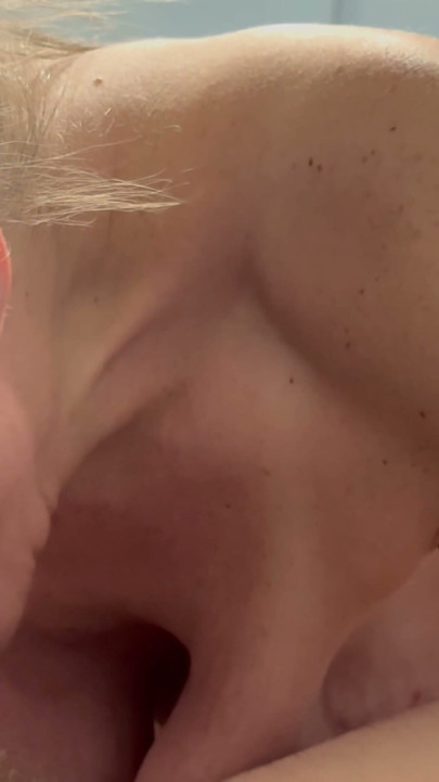 Mother in law sucks son in law stiff and sucks him till she’s gagging and swallowing his load of cum | Clip 1