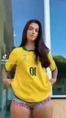 hot tiktok gal dancing