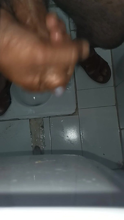 Cock massage by gel and cum