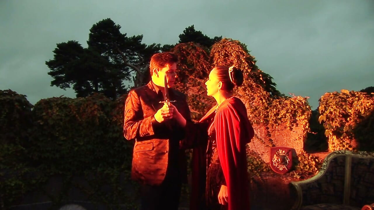 Lady Macbeth expostulates her husband to think about witches oracular utterances