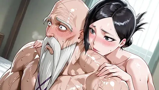 Genryusai x Nanao (Bleach)