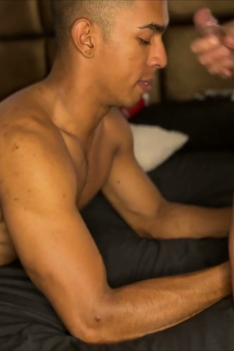 My Big Dick Muscle Friend Visits Me and See How I End up