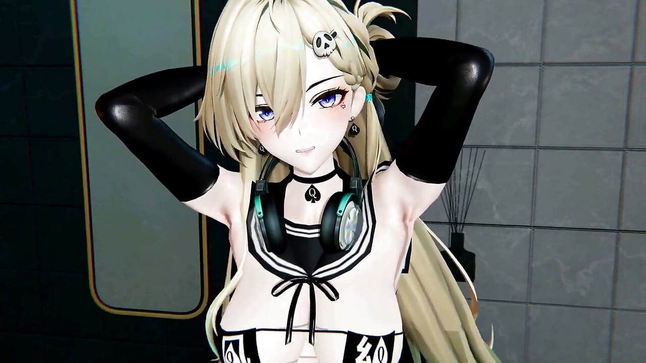 Wuthering Waves - Lynae Raw Fucked by Black Dick in Restroom - 3D Hentai Animations